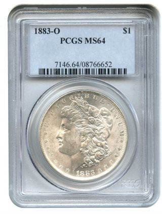 1883 - O $1 Pcgs Ms64 Morgan Silver Dollar photo