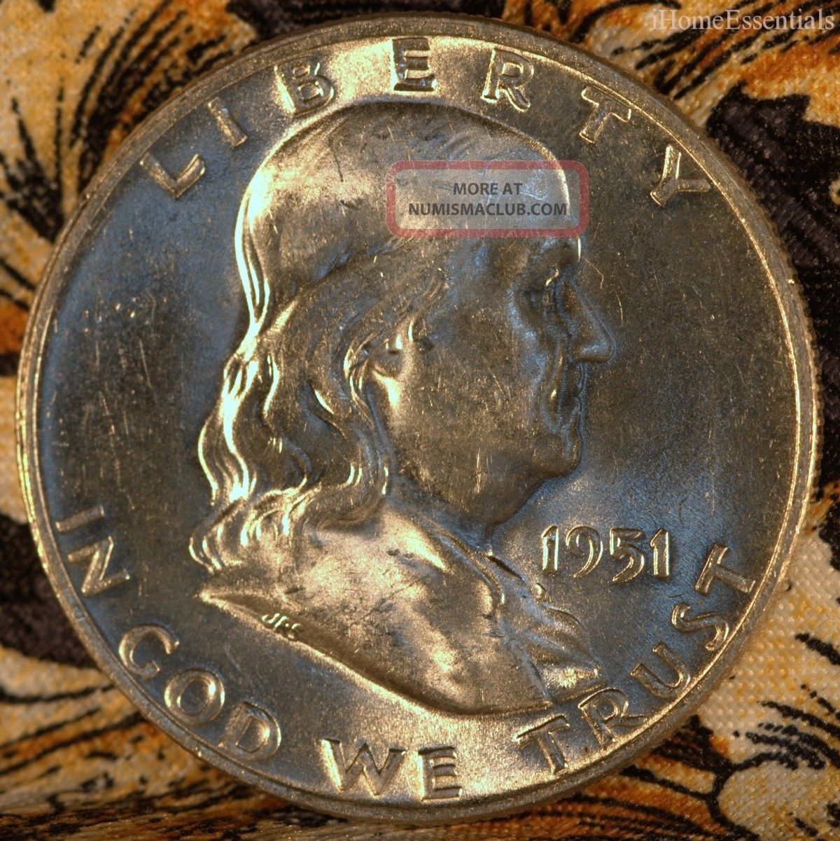 half-dollar-franklin-1951-d-gem-uncirculated-plus-eye-appealing