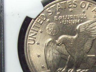 1971 - D Friendly Eagle Eisenhower Dollar - Ngc Attributed And Graded Ms 66 photo