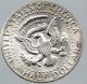 1969 - D Silver Kennedy Half Dollar Error Struck Thru Grease Obv Missing 1,  9 & God Coins: US photo 2