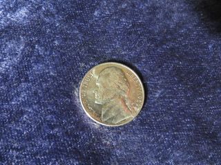 1989 - D Jefferson Nickel Vintage Monticello 5 Cents Coin - Flip photo