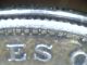 1890 Morgan Dollar Partial Collar W/ Full Railroad Rim Struck Partial Collar Coins: US photo 4