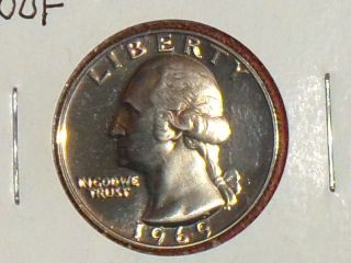 1969 - S Washington 25c Proof,  Choice Detail Coin For Collectors Ships Worldwide photo