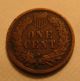 1898 Indian Head Penny Off Center Double Rim Broadstrike Rare Error. . . Coins: US photo 1