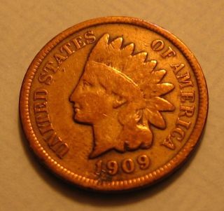 Indian Head Penny Off Center Broadstrike Rare Error. . . photo