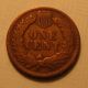 Indian Head Penny Off Center Broadstrike Rare Error. . . Coins: US photo 1