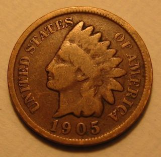 1906 Indian Head Penny Off Center Broadstrike Rare Error. . . photo