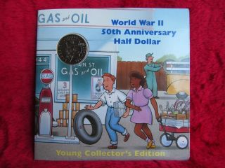 1991 - 1995 Ww Ii 50th Anniv Commemorative Uncirc 1/2$ Coin/young Coll.  Edition photo