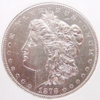 1878 - S Morgan Silver Dollar - Brilliant Uncirculated - Morgan Dollar photo