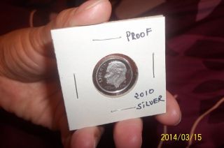 2010 - S 10c Silver Dc (proof) Roosevelt Dime (group Of 15) photo