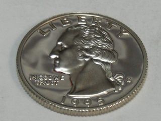 1995 Washington Silver Quarter (proof) 5826a photo