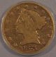 Very Rare 1871 - Cc Carson City $5 Gold Anacs Ag - 3 Gold photo 2