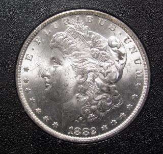 Usa Morgan Silver Dollar 1882 Gsa Hoard Ms63 photo