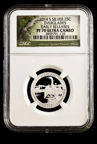 2014 - S Ngc Early Releases Pf70 Ultra Cameo 