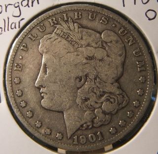 1901 - O Silver Morgan Dollar Vf+ Better Date photo