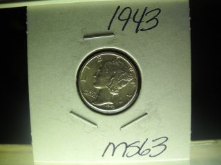 3 Silver Mercury Dimes 1943,  1944,  1945 - S 