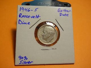 1946 - S Roosevelt Dime Better Date Early Silver Dime photo
