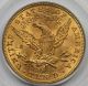 1895 Liberty Head Eagle Gold $10 Ms 61 Pcgs Ogh Gold photo 3