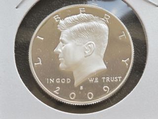 2009 - S Kennedy Half Dollar Dcam Proof 90% Silver U.  S.  Coin C9169 photo