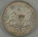 1861 Seated Liberty Silver Half Dollar,  Anacs Au - 58 Details,  Cleaned,  Civil War Half Dollars photo 1