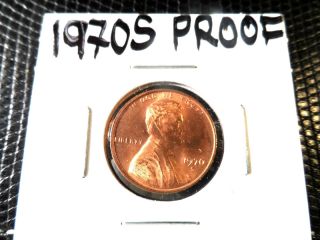 1970s Proof Lincoln Penny photo