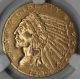 1909 - D Indian Head Half Eagle Gold $5 Ms 61 Ngc Gold photo 2