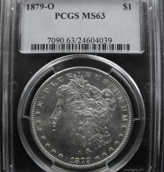 1879 O Morgan Dollar Pcgs Ms63 photo