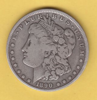 1890 - O Morgan Silver Dollar,  Orleans Minted photo