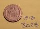 1918 Lincoln Cent Fine Detail Great Coin (3028) Wheat Back Penny Small Cents photo 1