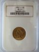 1903 - S $5 Gold Half Eagle,  Liberty Head,  Motto Above Eagle,  Ngc Ms 61 Slab Gold photo 1