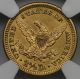 1907 Liberty Head Quarter Eagle Gold $2.  5 Ms 61 Ngc Gold photo 3