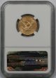 1882 Liberty Head Half Eagle Gold $5 Au 53 Ngc Gold photo 1
