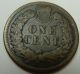 1874 Philadelphia Indian Head Cent Small Cents photo 2
