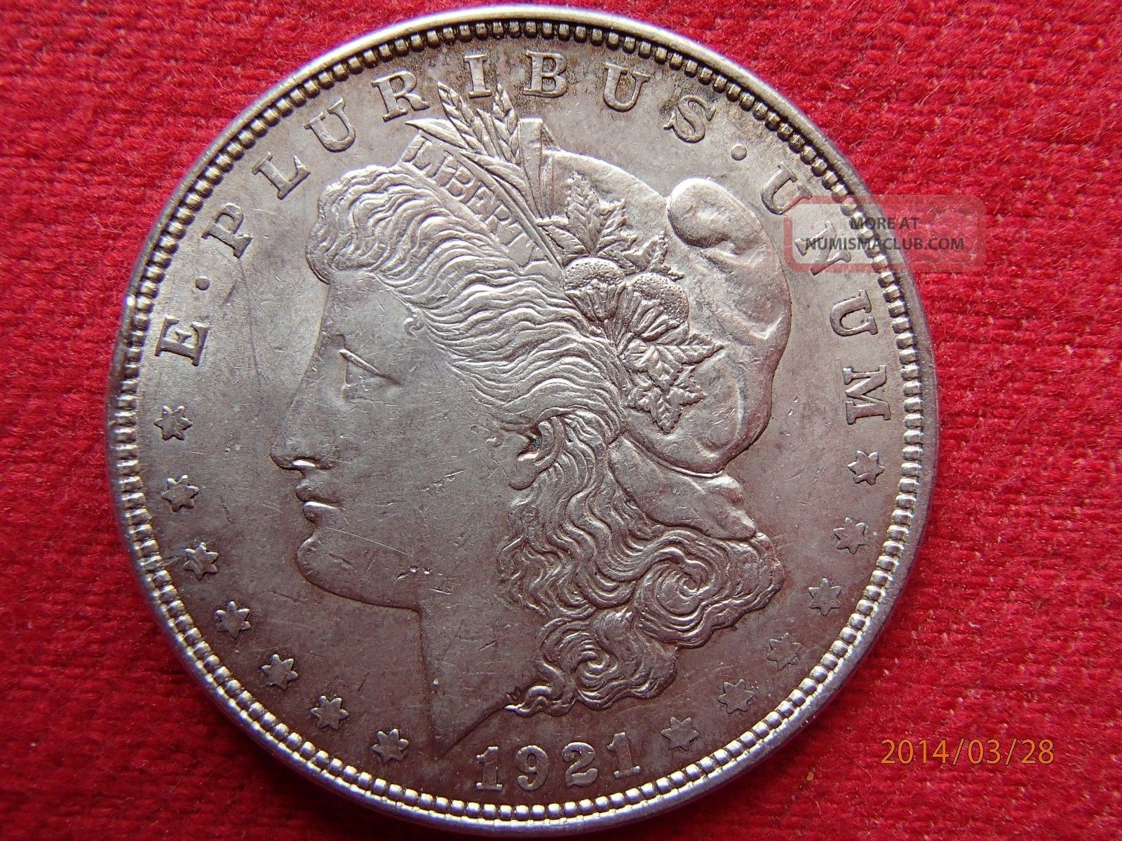 1921 Morgan Silver Dollar - Unc