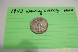 1943 Walking Liberty Half Dollar photo
