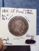 1811 - 18 Pence Great Britain Bank Token Coins: US photo 2