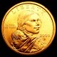 2000 P+d Sacagawea Dollars Soaring Eagle In Flight Bu From U.  S.  Rolls Dollars photo 1