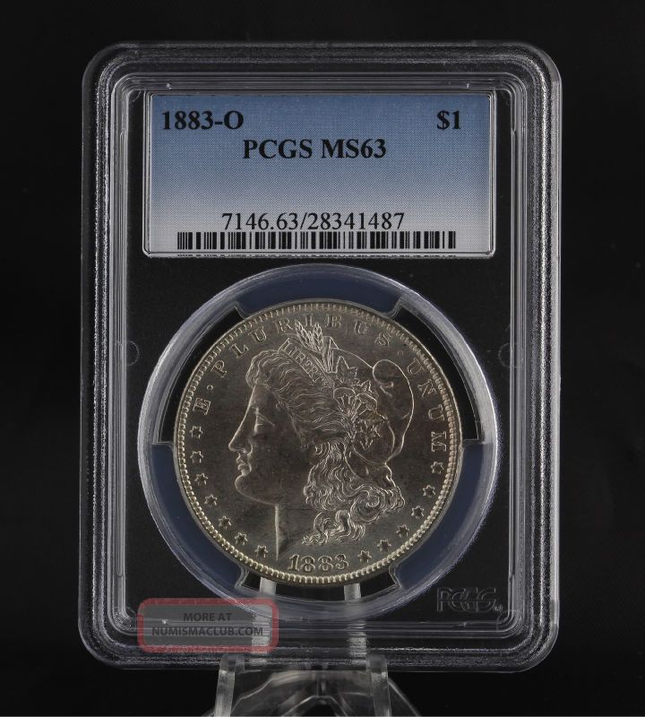 1883 - O Pcgs Ms63 Morgan Dollar - Graded Silver Investment Certified