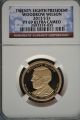 2013 - S Woodrow Wilson Presidential Golden Dollar Ngc Pf69 Ultra Cameo Dollars photo 6