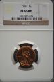 1961 Lincoln Penny Cent 1c Ngc Pf65 Red Dollars photo 4