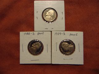 3 Nickels/1978 - 1980 Proofs Mark S photo