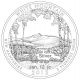 2013 S Silver Proof White Mountain National State Park Quarter 90% Silver Quarters photo 1