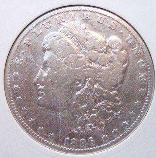 1896 - O Morgan Silver Dollar - Better Date Morgan Dollar photo
