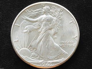1941 - P Liberty Walking Half Dollar 90% Silver U.  S.  Coin D4805 photo