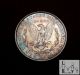 1881 Toned Uncirculcated Morgan Silver Bu Dollar $1 Unc Us Coin Bl Dollars photo 2
