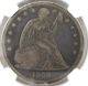 1859 - O Seated Liberty $1 Dollar Vf25 Ngc Certified Very Scarce,  Low Mintage Dollars photo 1