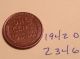 1942 D Lincoln Cent Fine Detail Wheat Back (853) Small Cents photo 1