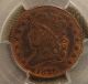 1826 Classic Half Cent - 1/2c - Pcgs Graded Cleaning Au Details/very Coin Half Cents photo 8