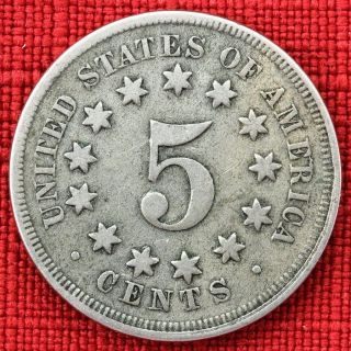 Usa: 1867 5 Cents,  