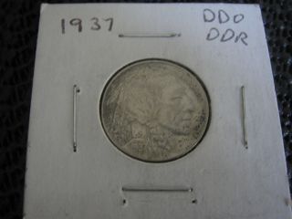 1937 Buffalo Nickel Hi - Grade Double Obvers And Reverse Us Error Coin photo